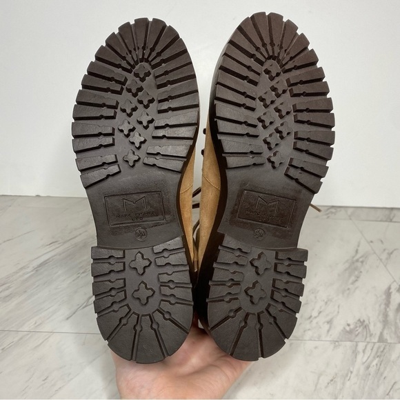 Marc Fisher Nairy Brown Suede Lace Up Hiking Bootie 9 1/2 M - Picture 15 of 16